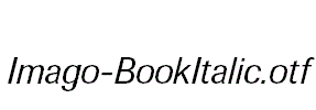 Imago-BookItalic