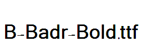 B-Badr-Bold