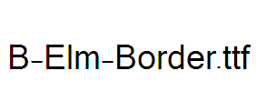 B-Elm-Border