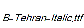 B-Tehran-Italic