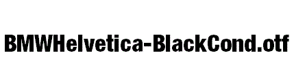 BMWHelvetica-BlackCond