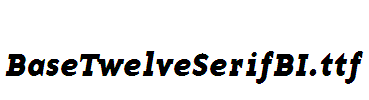 BaseTwelveSerifBI