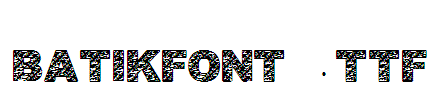 BatikFont1