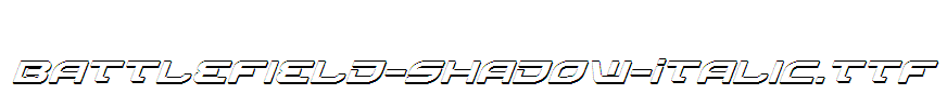 Battlefield-Shadow-Italic