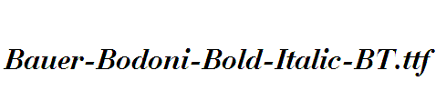 Bauer-Bodoni-Bold-Italic-BT