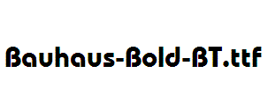 Bauhaus-Bold-BT