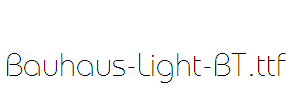 Bauhaus-Light-BT