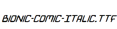 Bionic-Comic-Italic