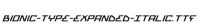 Bionic-Type-Expanded-Italic