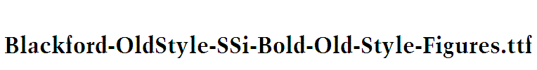 Blackford-OldStyle-SSi-Bold-Old-Style-Figures