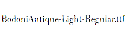 BodoniAntique-Light-Regular