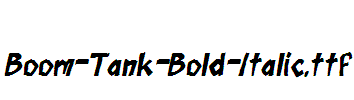 Boom-Tank-Bold-Italic