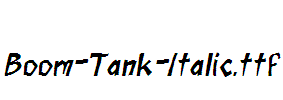 Boom-Tank-Italic