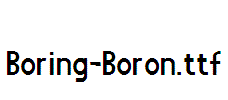 Boring-Boron