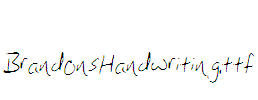 BrandonsHandwriting