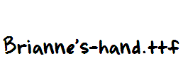 Brianne's-hand