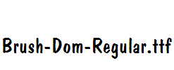 Brush-Dom-Regular