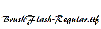 BrushFlash-Regular