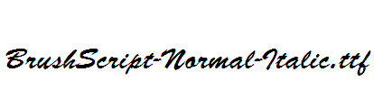 BrushScript-Normal-Italic