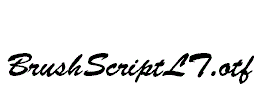 BrushScriptLT