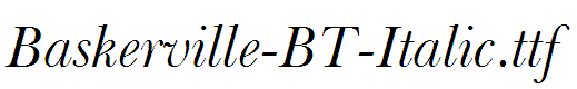 Baskerville-BT-Italic