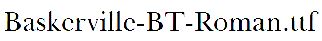 Baskerville-BT-Roman