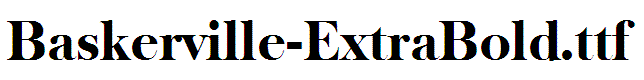Baskerville-ExtraBold