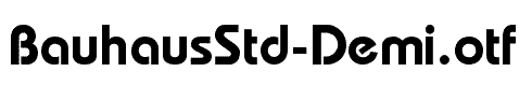 BauhausStd-Demi