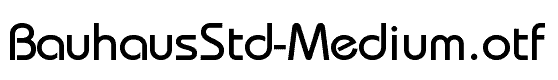 BauhausStd-Medium