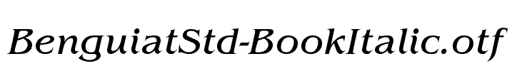 BenguiatStd-BookItalic