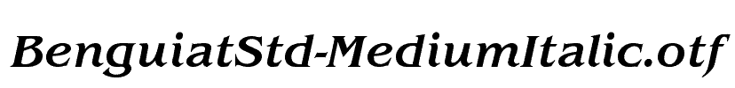 BenguiatStd-MediumItalic