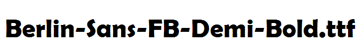 Berlin-Sans-FB-Demi-Bold