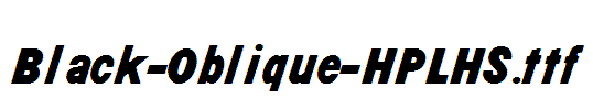 Black-Oblique-HPLHS