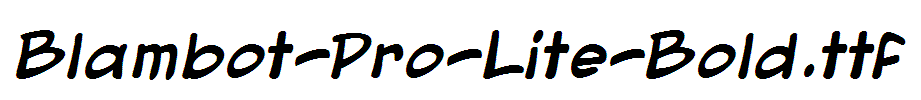 Blambot-Pro-Lite-Bold