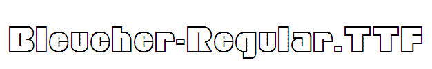 Bleucher-Regular