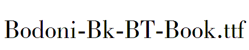 Bodoni-Bk-BT-Book