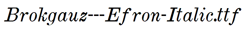 Brokgauz---Efron-Italic