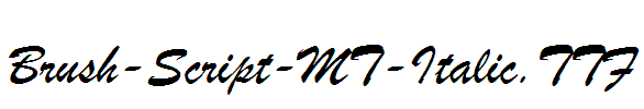 Brush-Script-MT-Italic