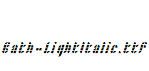 Bath-LightItalic