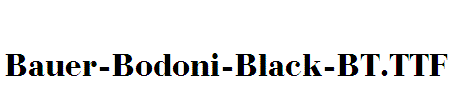 Bauer-Bodoni-Black-BT