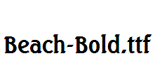 Beach-Bold