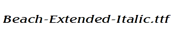 Beach-Extended-Italic