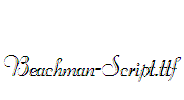 Beachman-Script