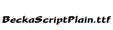 BeckaScriptPlain