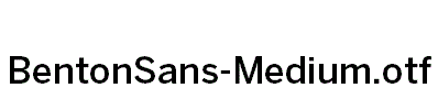 BentonSans-Medium