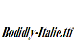 Bodidly-Italic