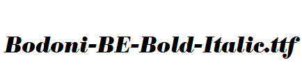 Bodoni-BE-Bold-Italic