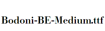 Bodoni-BE-Medium