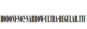 Bodoni-No2-Narrow-Ultra-Regular