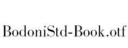 BodoniStd-Book